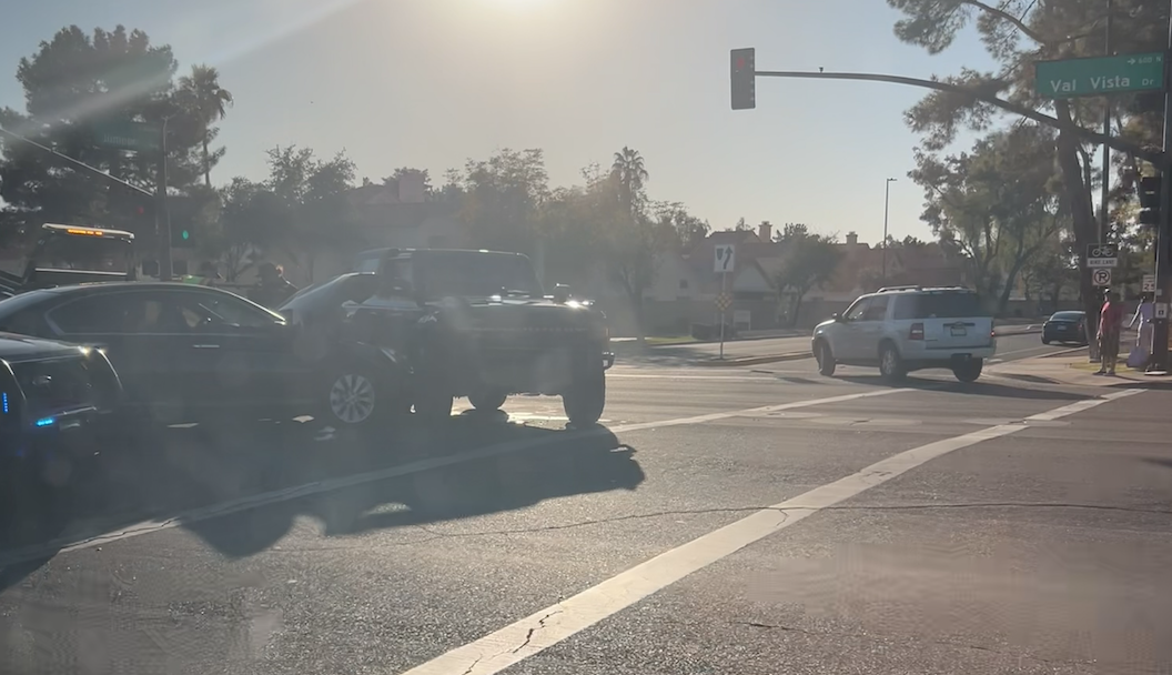 High-Speed Collision in Gilbert at Juniper & Val Vista Involving Sedan and Ford Bronco