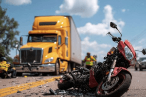Avondale Motorcycle crash with semi truck