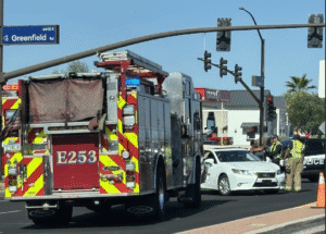 Serious T-Bone Collision Near Mesa-Gilbert Line