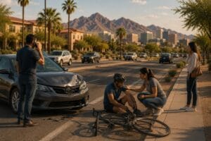 Mutiple accident scenes in phoenix showing the different types of personal injury accidents