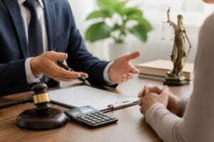 lawyers discussing with a client what a personal injury lawyer cost in Arizona